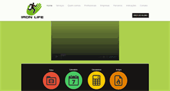 Desktop Screenshot of ironlife.com.br